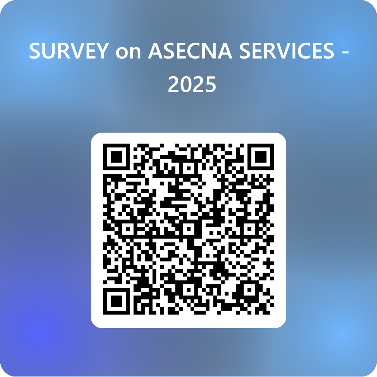 QR Code survey ASECNA